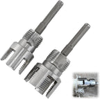 Integrated Internal & External Pipe Threading Tool, Electric Drill Compatible Dual-Function Pipe Thread Cutting Tool for 1/2" & 3/4" PVC/Plastic Pipes – NPT Thread Maker Set – DIY Repairs Maintenance