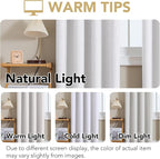 H.VERSAILTEX Linen Curtains 100% Blackout Curtains - Image 4