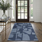 Latte&Fog 3x5 Entryway Rug Indoor, Modern Abstract Washable Area Rug, Boho Non by LatteFog