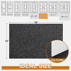 Mibao Front Door Mat, Dirt Trapper Welcome Mat - Image 2