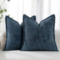 HPUK Fall Chenille Soft Throw Pillow Covers 18x18 Set of 2, Accent Cushion by HPUK