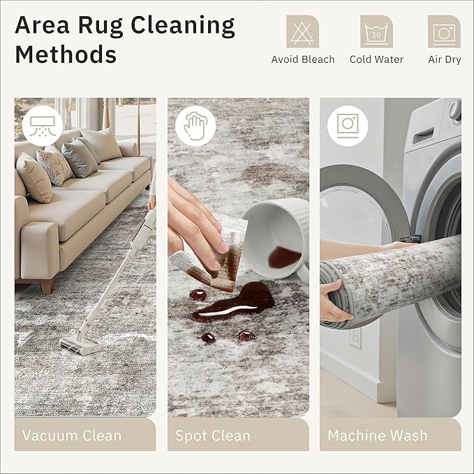 Runner Rug 2x12 Washable Non-Slip Hallway Runner Rugs - Image 9