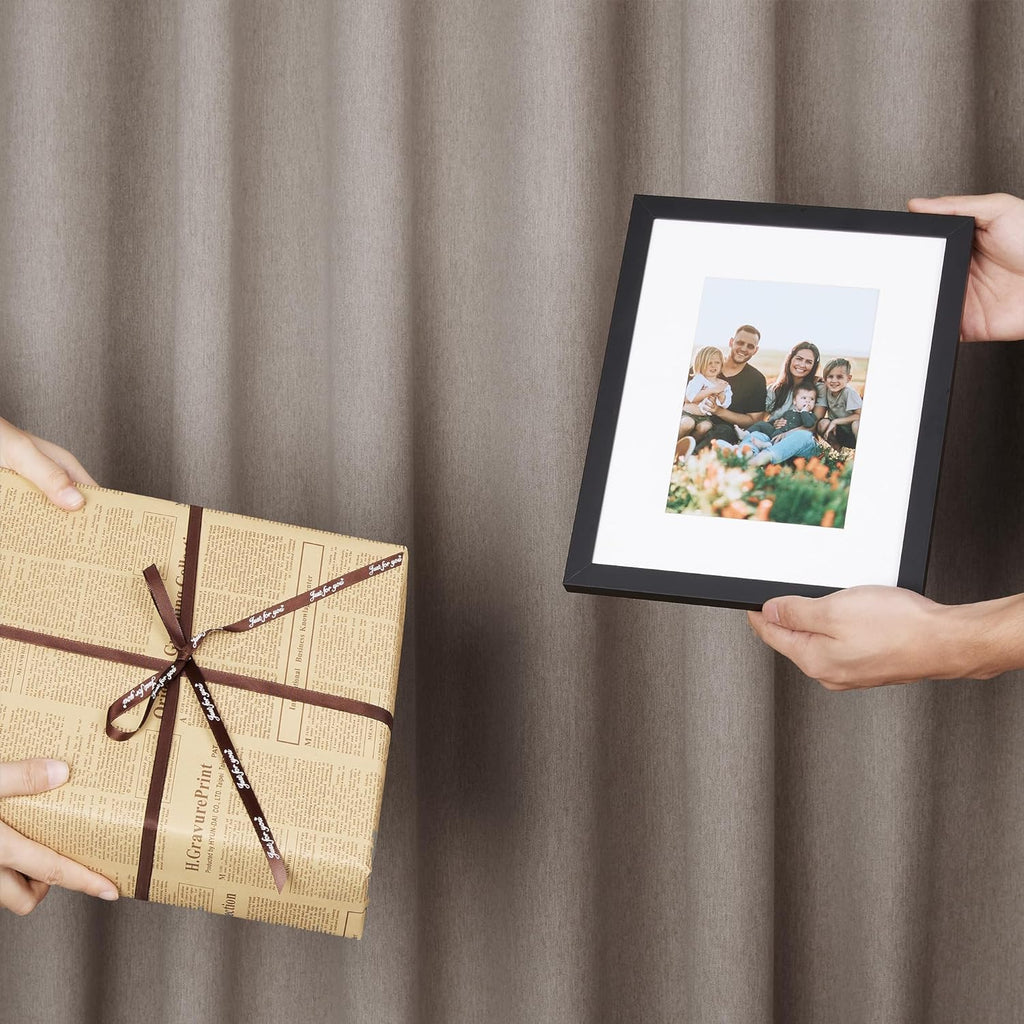 upsimples 8x10 Picture Frames, Gallery Wall Frames Set of 5, Black