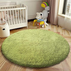 Super Soft Circle Rugs for Girls Princess Castle Toddlers Play Tent 4 Diameter - Image 7