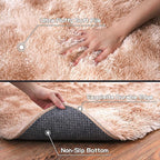 Pionblank 8x10 Rug for Living Room, Fuzzy Plush Large Area Rug, Fluffy Modern - Image 8