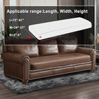 Leather Look Couch Cushion Covers Sofa Seat Slipcovers Sets Couches Furniture - Image 3