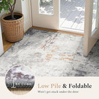 Rugflix 5x7 Area Rugs for Living Room, Washable Large Rug Stain-Resistant Low - Image 5