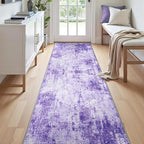 Washable Area Rugs 2'x10' Non-Slip Modern Abstract Soft by RELEANY