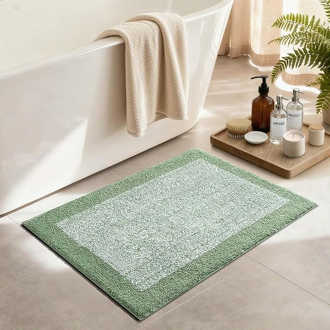36x24 Large Bathroom Rugs Washable Non Slip, Soft Absorbent Quick Dry Mats - Image 3