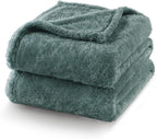 Exclusivo Mezcla Plush Fuzzy Fleece Bed Blanket Queen Size, Super Soft - Image 7