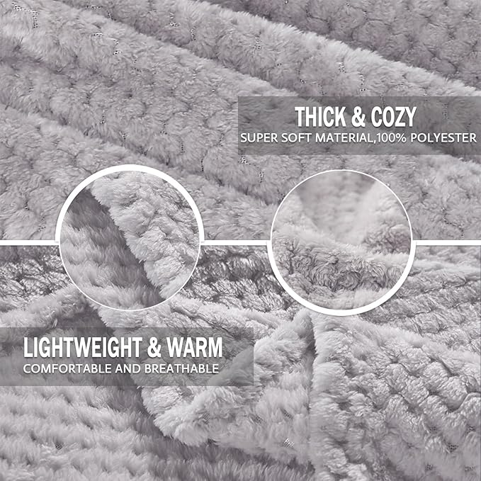 Exclusivo Mezcla Fleece Throw Blanket Extra Large, Super Soft and Warm Blankets - Image 5