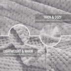 Exclusivo Mezcla Fleece Bed Blanket Twin Size, Super Soft and Warm Blankets - Image 6