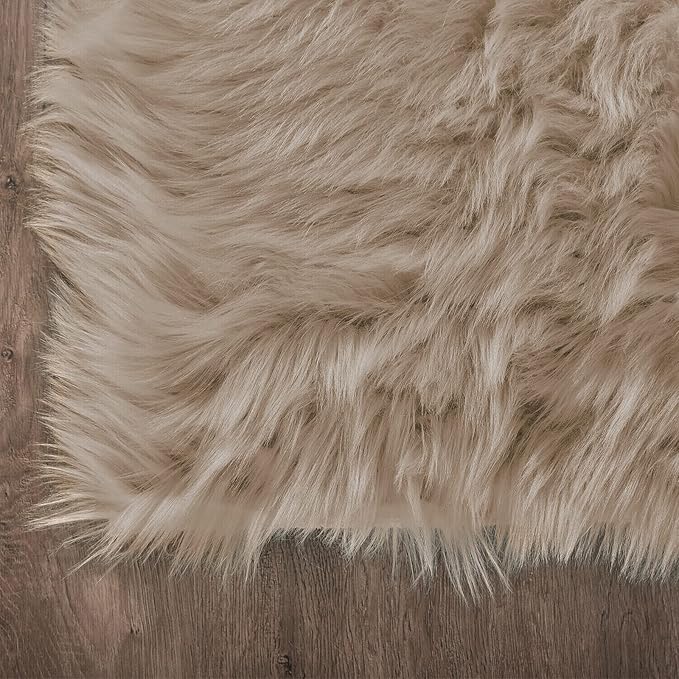 Latepis 8ft Round Light Brown Beige Rugs - Image 5