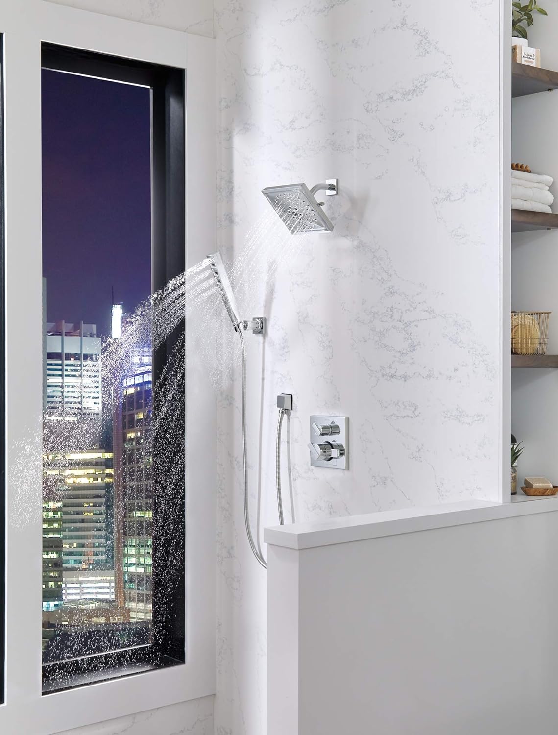 Delta Faucet Ara 17 Series 6-Setting Integrated Diverter Valve Trim Kit, Polished Nickel Diverter Valve Trim Kit, Shower Trim Kit, Polished Nickel T27967-PN (Valve Not Included)