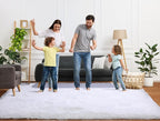 ONASAR White 8x10 Area Rugs for Living Room, Large Fluffy Shag Bedroom Rug - Image 9