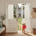 Pitalk 100% Blackout Short Linen Curtains by Pitalk