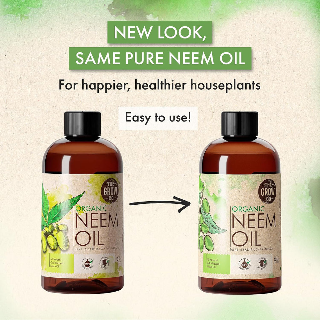 Neem Oil for Plants Indoor and Outdoor, Leaf Shine Spray, 8oz