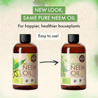 Neem Oil for Plants Indoor and Outdoor, Leaf Shine Spray, 8oz