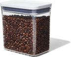 OXO Good Grips 4-Piece Mini POP Container Set Good Grips POP Container – Airtight 1.7 Qt for Coffee and More Food Storage, Rectangle, Clear
