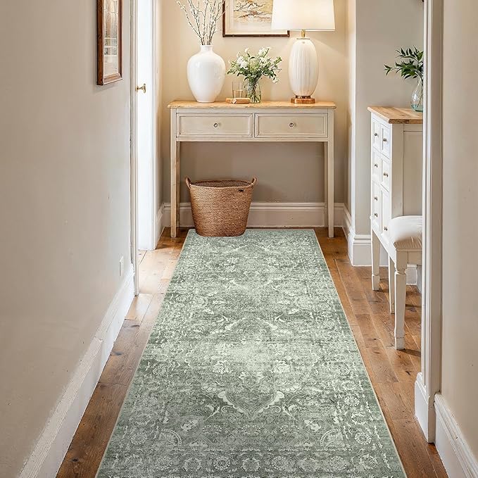 3x6 Washable Hallway Runner Rug by EISUROM