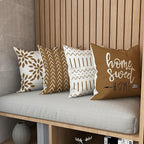 YCOLL Pillow Covers 20x20 Set of 4, Modern Sofa Throw Pillow Cover, Decorative - Image 5
