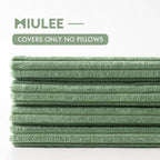 MIULEE Boho Farmhouse Throw Pillow Covers 18x18 Inch Set of 4 Mordern Nordic - Image 6