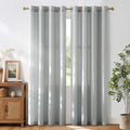 NICETOWN Light Cyan Linen Curtains by NICETOWN