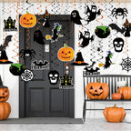 Tifeson Halloween Decorations Hanging Swirl - 36 PCS Hanging Halloween Ceiling Streamers - Large Size Ghost Pumpkin Witches Swirls for Home Indoor Outdoor Party Office Decor Supplies