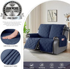 TAOCOCO 100% Waterproof Loveseat Recliner Cover, Non Slip Split Loveseat Covers - Image 2
