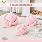Uvvyui Knot Pillow Ball, Soft Home Decorative Pillows, Round Throw Pillow - Image 2