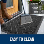 OLANLY Front Door Mat Indoor Outdoor Entrance, Waterproof All-Season, - Image 6