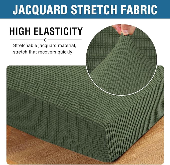 H.VERSAILTEX Super Stretch Individual Chaise Cover Sectional Couch Covers - Image 4