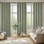 MIULEE Sage Green Blackout Curtains - Image 6