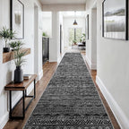 3x18 Washable Kitchen Runner Rug: Modern Moroccan Runners - Image 9