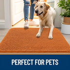 OLANLY Dog Door Mat for Muddy Paws 30x20, Absorbs Moisture and Dirt, Absorbent - Image 6