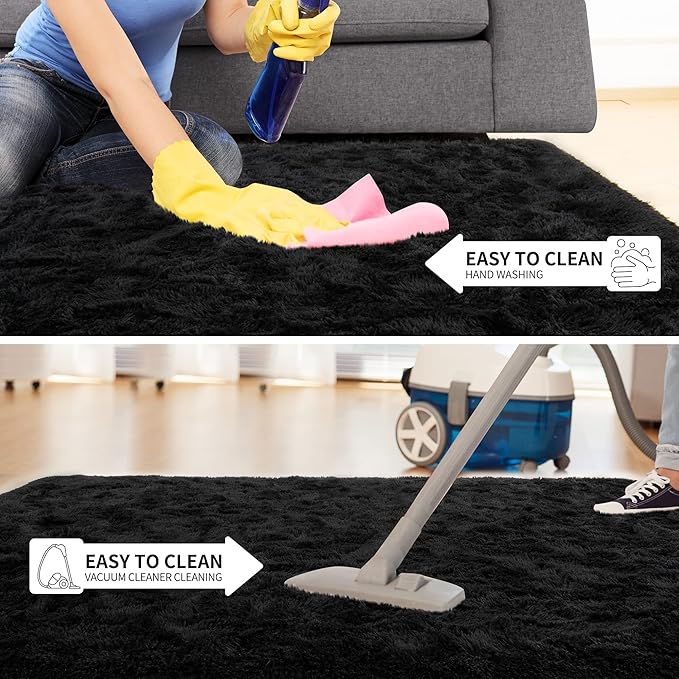 Tepook Super Soft Fluffy Rug for Bedroom, Modern Shaggy Fuzzy Kids Rugs for - Image 7