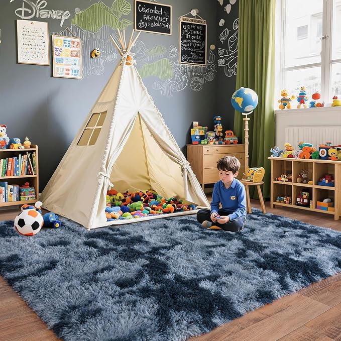 Pionblank 9x12 Area Rug, Large Area Rug - Image 5