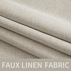 MIULEE 100% Blackout Linen Curtains - Image 5