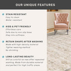Long Ivory Farmhouse Hallway 2'6''x8' Runner Rug, Washable Non Slip Runner - Image 5