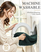 Smiry Thick Bathroom Rugs 24x16, Extra Soft Absorbent Chenille Bath Mat