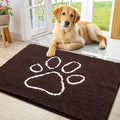 Smiry Dog Door Mat for Muddy Paws, Absorbent Dirt Trapper Non Slip Quick Dry by Smiry