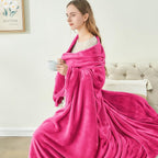 BEDELITE Fleece Blanket Twin Size Hot Pink Valentines Throw Blankets - Image 6