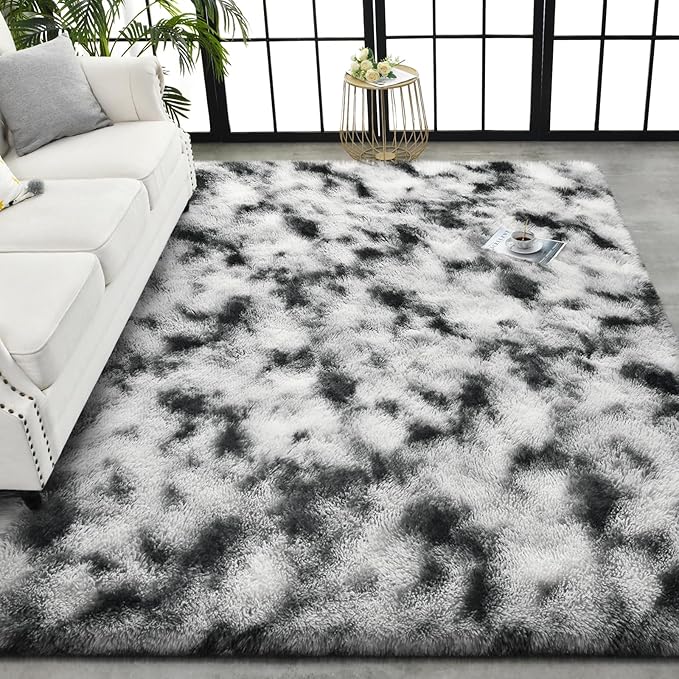 TWINNIS Super Soft Shaggy Rugs Fluffy Carpets, 5x8 Feet, Indoor Modern Plush - Image 8