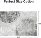 4x6 Rug Small Non Slip Area Rug Ultra Soft Machine Washable Low Pile Modern - Image 2