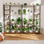 CODACE Plant Stand Indoor with Grow Light - 71 Inches Tall Plant Shelf