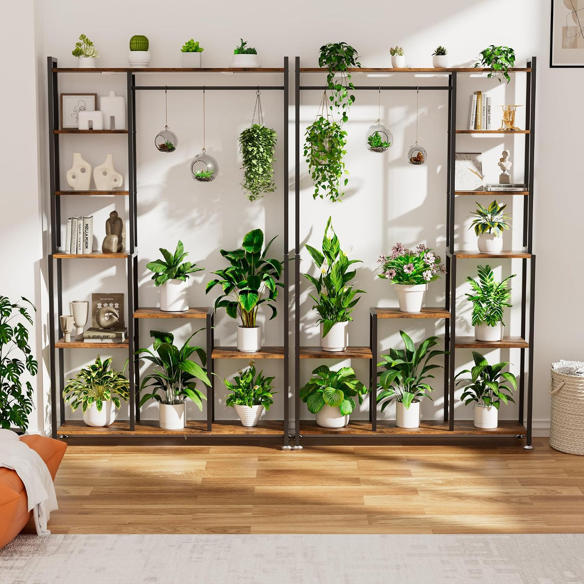 CODACE Plant Stand Indoor with Grow Light - 71 Inches Tall Plant Shelf