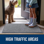 OLANLY Front Door Mat Indoor Outdoor Entrance, Waterproof Heavy Duty Doormat - Image 7
