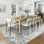 Washable Area Rugs 8'x10' Non-Slip Modern Abstract Soft - Image 3