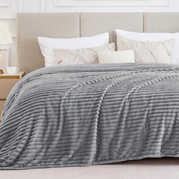 BEDELITE King Size Blanket for Bed, 300GSM Soft & Warm Fleece Blanket, by BEDELITE