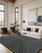 Latte&Fog 6x9 Area Rugs for Living Room Bedroom, Modern Abstract Washable Rug - Image 9